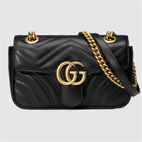 Gucci black marmont bag